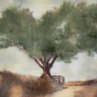 Windswept Tree | 6x8 Encaustic