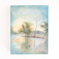 Day Reflection | 6x8 Encaustic