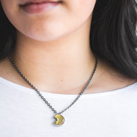 Amber Moon Necklace