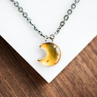 Amber Moon Necklace