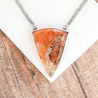 Iron in Quartz Necklace