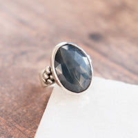 Size 7 | Sapphire Pebble Band Ring No.1