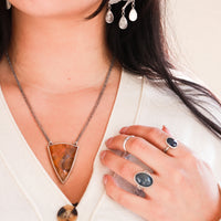 Iron in Quartz Necklace