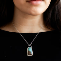 Ocean Picture Stone Necklace