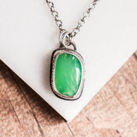 Chrysoprase Small Necklace
