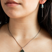 Ethiopian Opal Threader Earrings