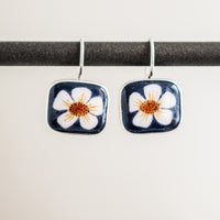 Daisy Enamel Earrings