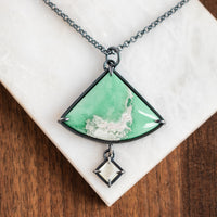 Variscite & Mother of Pearl Necklace