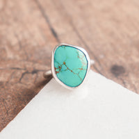 Size 5.75 | Turquoise Round Ring