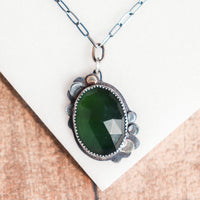 Serpentine Forest Floor Necklace