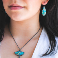 Sea Sediment Jasper Apatite Necklace