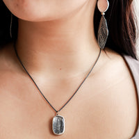 Pink Moonstone Wing Earrings