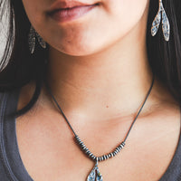 Peridot 18k Lunar Sprout Necklace