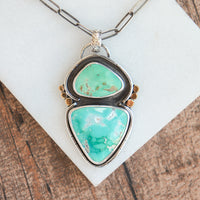 Fox Turquoise Pilot Mountain Necklace