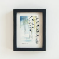 Snowy Birches no.4 | 7x9