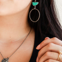 Hubei Turquoise Butterfly Earrings