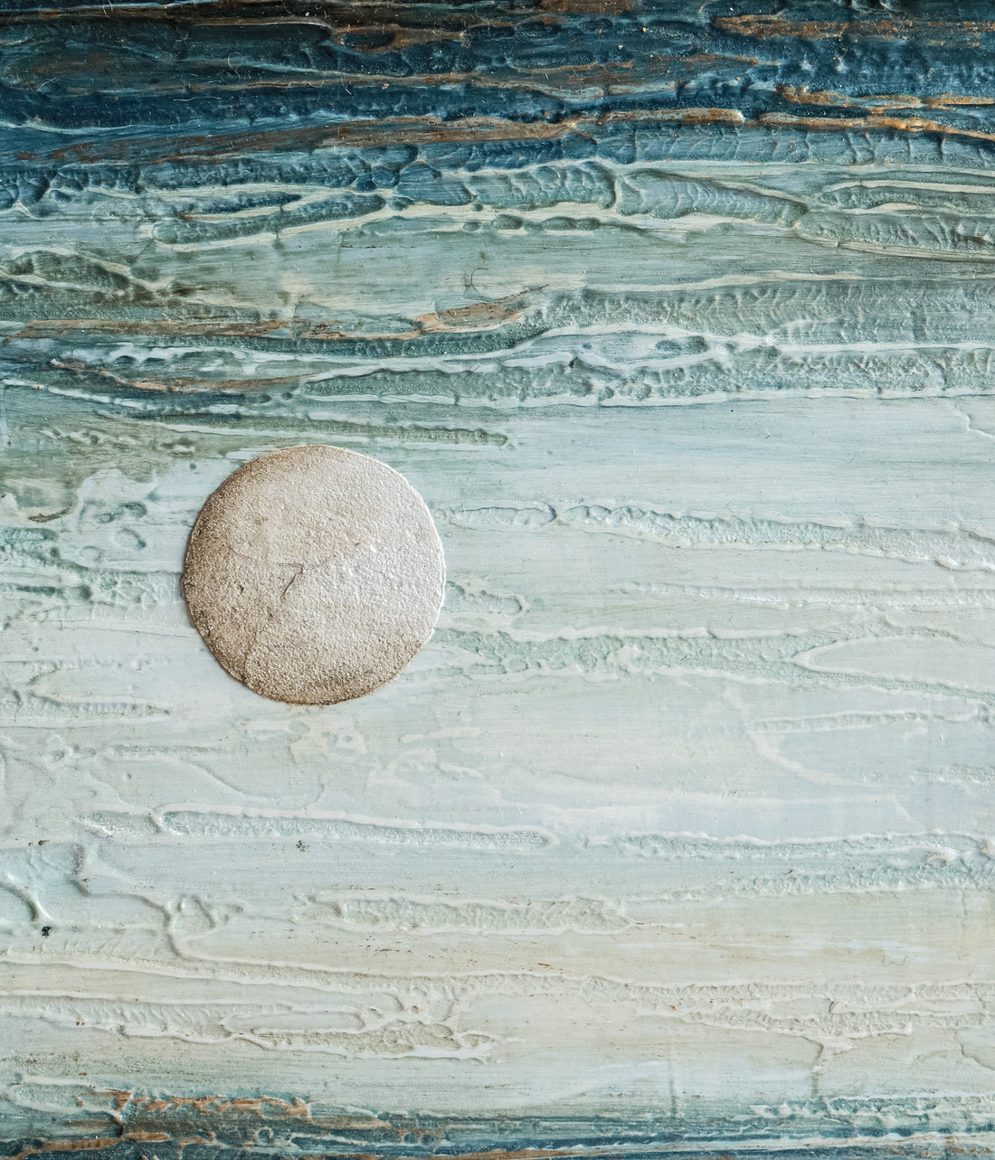 11x15 Vertical Moonscape | Blue