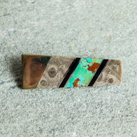 Petoskey + Turquoise Money Clip