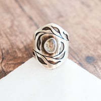 Size 9 | Iolite Botanical Ring