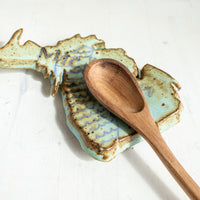 Michigan Spoon Rest | Aqua