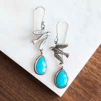 Turquoise Sparrow Earrings