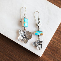 Sierra Bella Turquoise Hydrangea Earrings