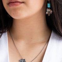 Sierra Bella Turquoise Hydrangea Earrings