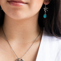 T-170B Citrine Hydrangea Necklace no.2