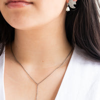 Mother of Pearl Lariat Necklace