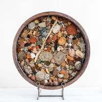 15" Lazy Susan | Michigan Stones in Resin