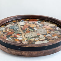 15" Lazy Susan | Michigan Stones in Resin