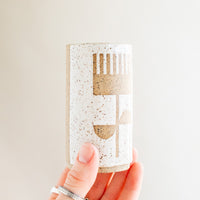 Flowers Mini Vase | Gloss White