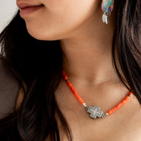Sonoran Sunset Beaded Dangle Earrings