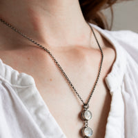 Triple Moonstone Necklace no.2
