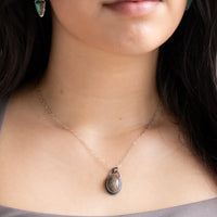 Small Petoskey Stone Necklace no.2