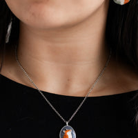 Fox Enamel Earrings
