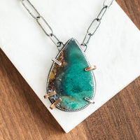 Opalized Wood Specimen Necklace no.3
