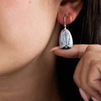 Moth Enamel Earrings