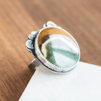 Size 8 | Polychrome Jasper Ring