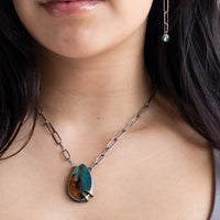 Opalized Wood Specimen Necklace no.2