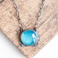 Chalcedony Forest Floor Necklace