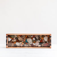 5x16 Rectangle Tray in Natural | Michigan Stones in Resin