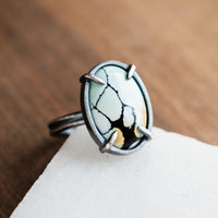 Size 8 | Ivory Creek Variscite Oval Ring