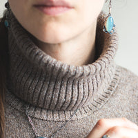 Chalcedony Forest Floor Necklace