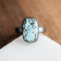 Size 8.5 | Golden Hills Turquoise Rectangle Ring