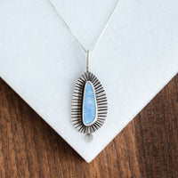Vertical Boulder Opal Necklace
