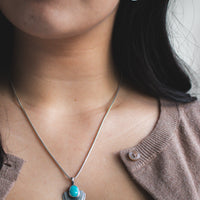 Sonoran Gold Turquoise Double Mesa Necklace