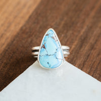 Size 8 | Golden Hills Turquoise Ring
