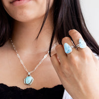 Size 8 | Golden Hills Turquoise Ring