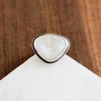 Size 8 | Rainbow Moonstone Ring
